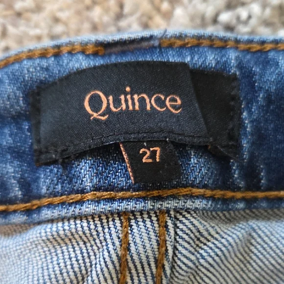 Quince Women's Bella Stretch Relaxed Straight Jeans - Picture 2 of 5